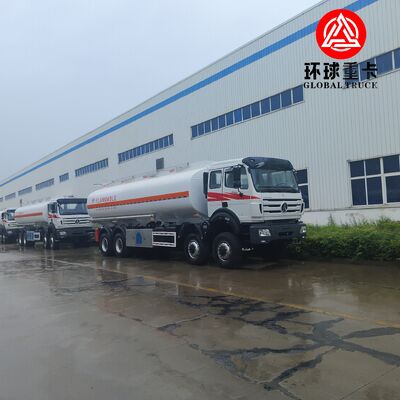 Beiben 8x8 35000L Heavy Duty Fuel Bowser Truck per l'industria mineraria del Congo