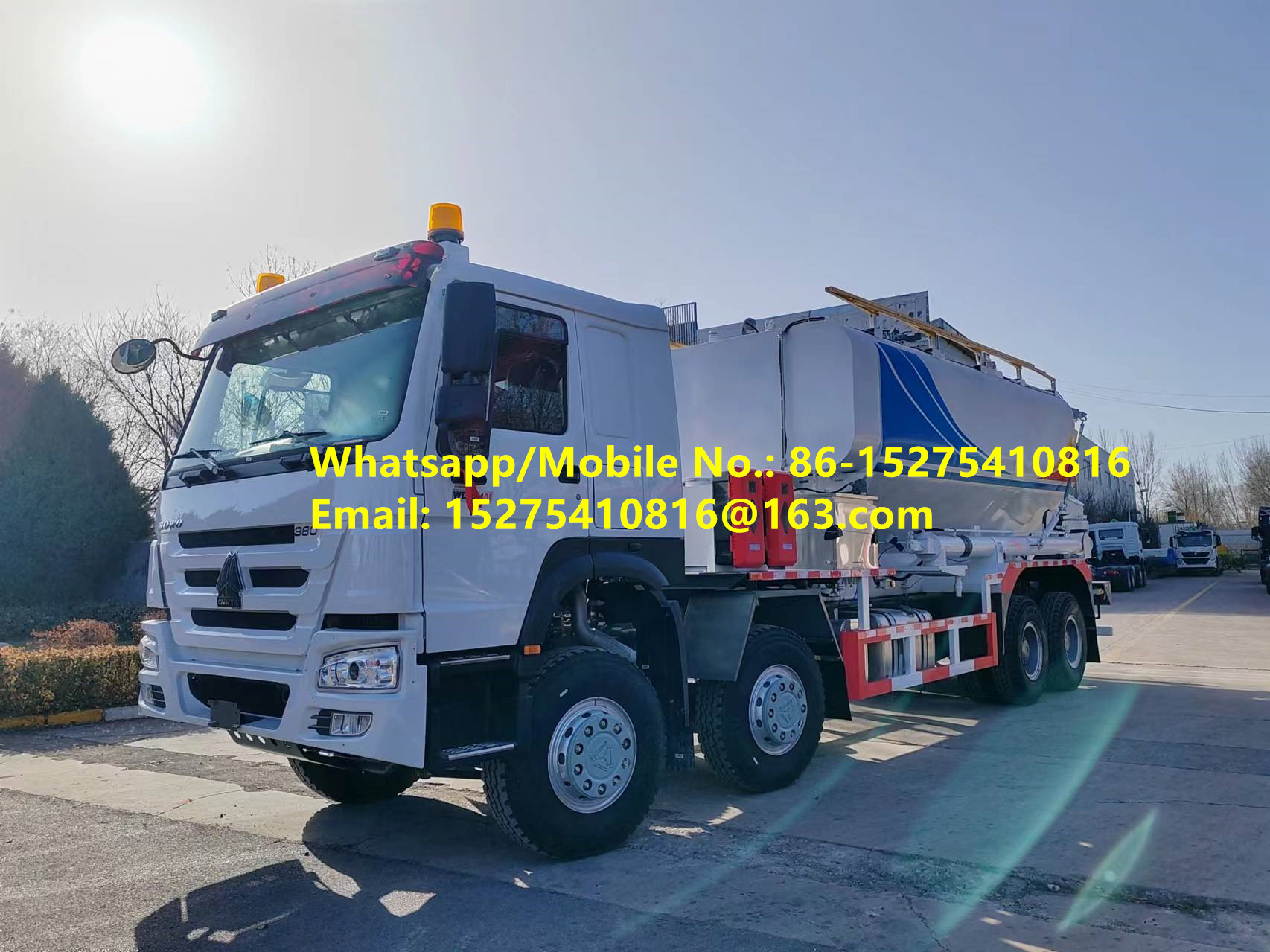 Personalizzazione Buona qualità HOWO 15/20/25T BCLH-15 Esplosivo ammonio granulare misto in loco ANFO Emulsione di camion esplosivo mobile Unità di produzione Mongolia уул уурхайн тэсэлгээний MEMU MMU BCLH/BCZH/BCRH