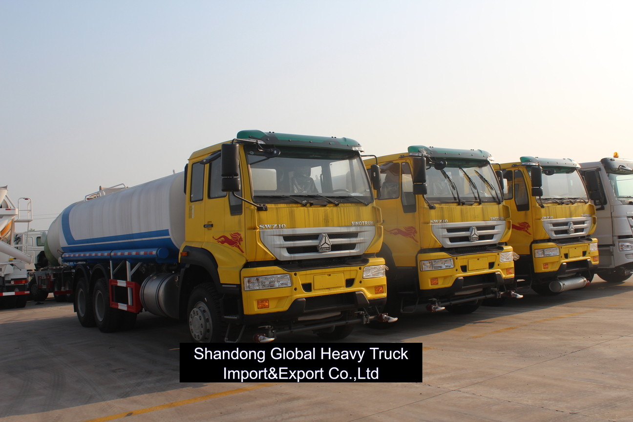 Howo 20000-30000 Litri 371HP Diesel Oil Transporter Fuel Tank Oil Tanker Truck