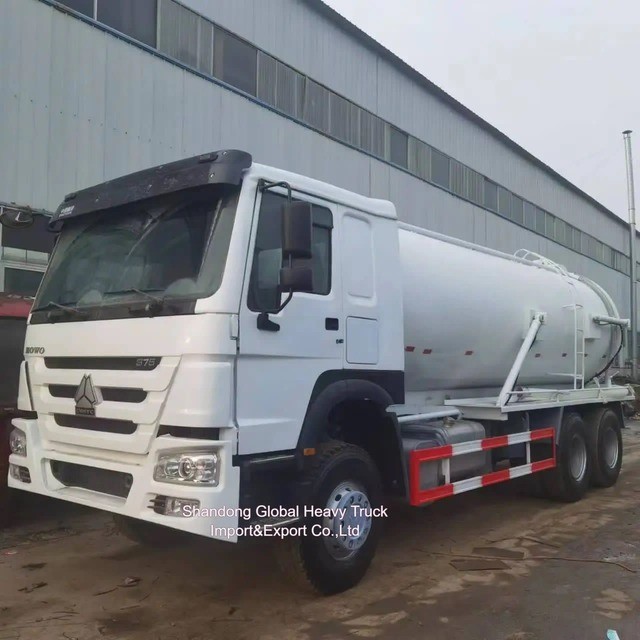 HOWO 10000L Camionetto aspiratore di fognature Cisterna di fognature Cisterna di pulizia di fognature Camionetto aspiratore di fognature
