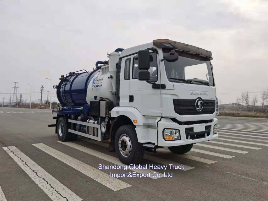 Autopompa spurgo DONGFENG 4*2 da 5000L con motore da 280 CV per un'efficiente raccolta dei fanghi