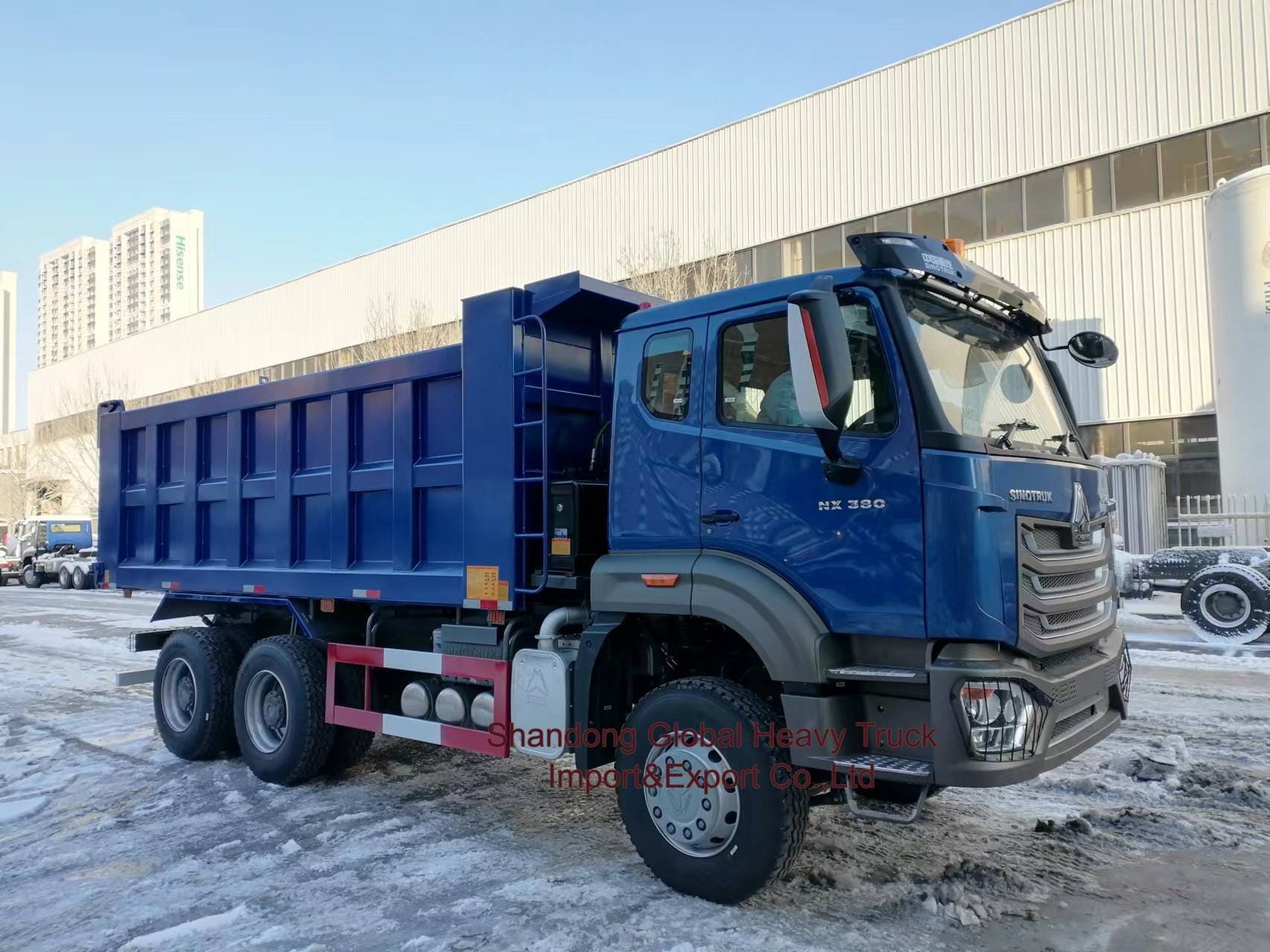 Sinotruk HOWO Nx Tx di seconda mano 10 ruote 371 CV 6X4 camion di ribaltamento minerario