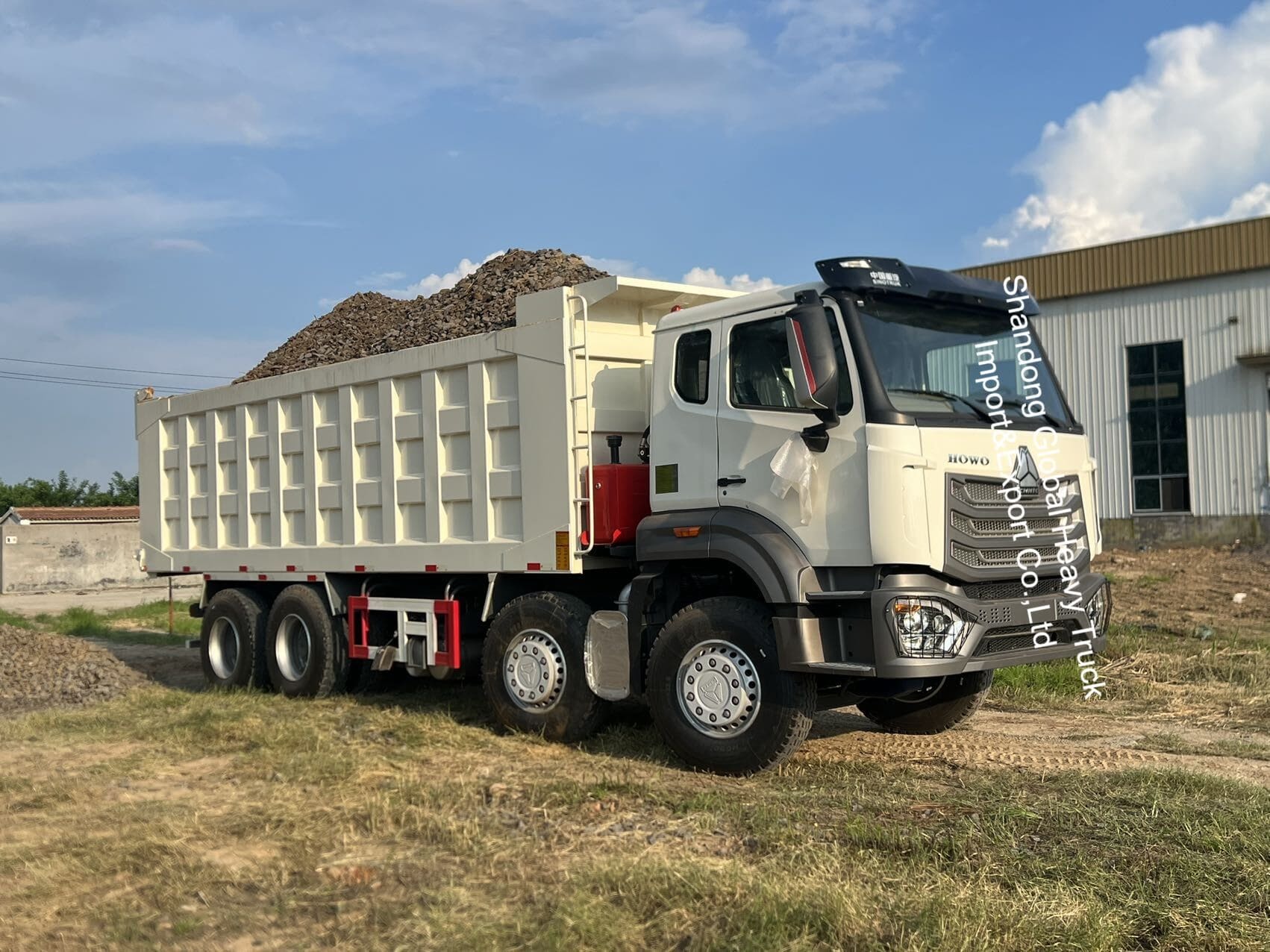 Sinotruk HOWO Heavy Light Ming Mining 30 40 50 Ton 8X4 10 12 Ruote Autocarro Ribaltabile Posteriore