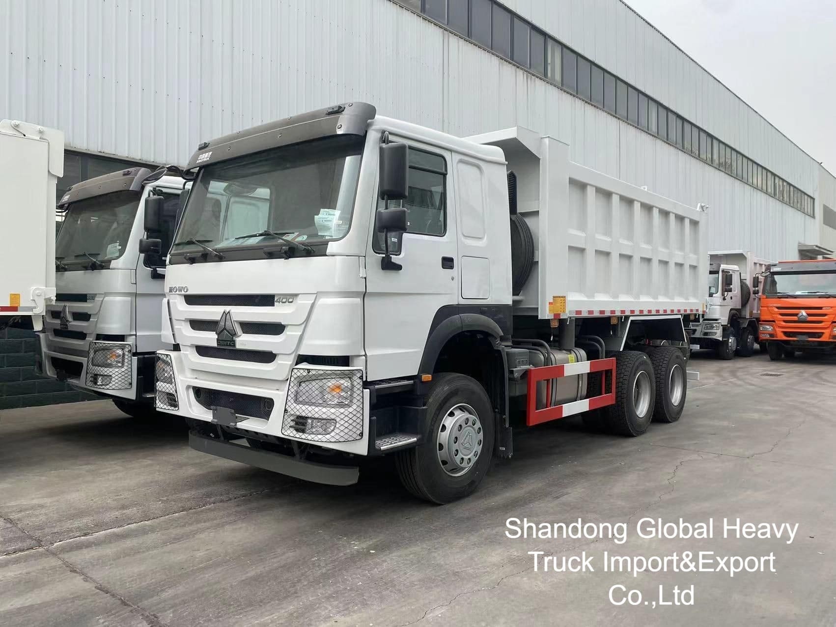 Autocarri ribaltabili usati Shacman HOWO 10 ruote 371CV/380CV/400CV/430CV