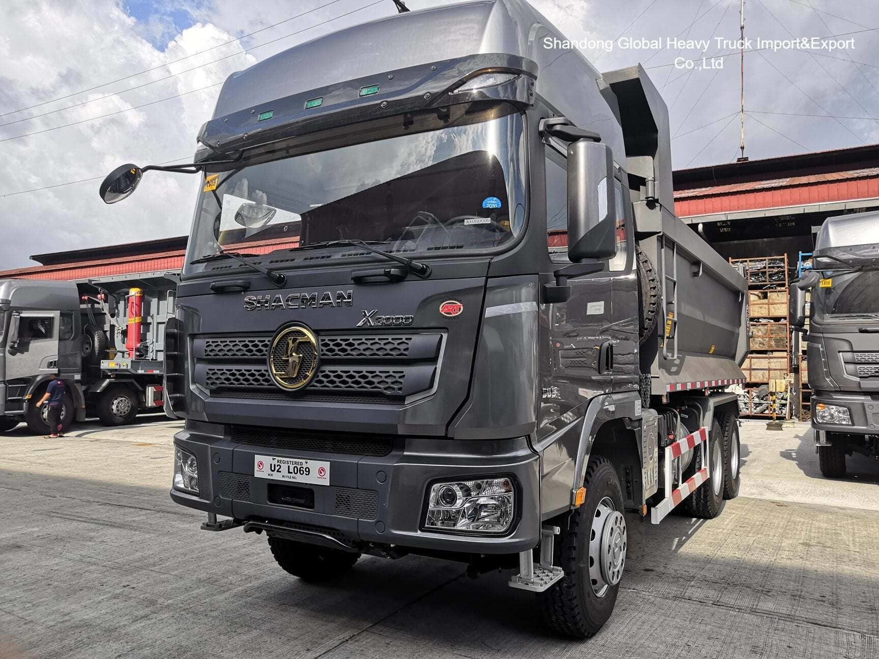 Shacman X3000 F3000 Camion LHD/Rhd Camion spazzatura miniera Camion spazzatura diesel 30/40/50 tonnellate Camion merci