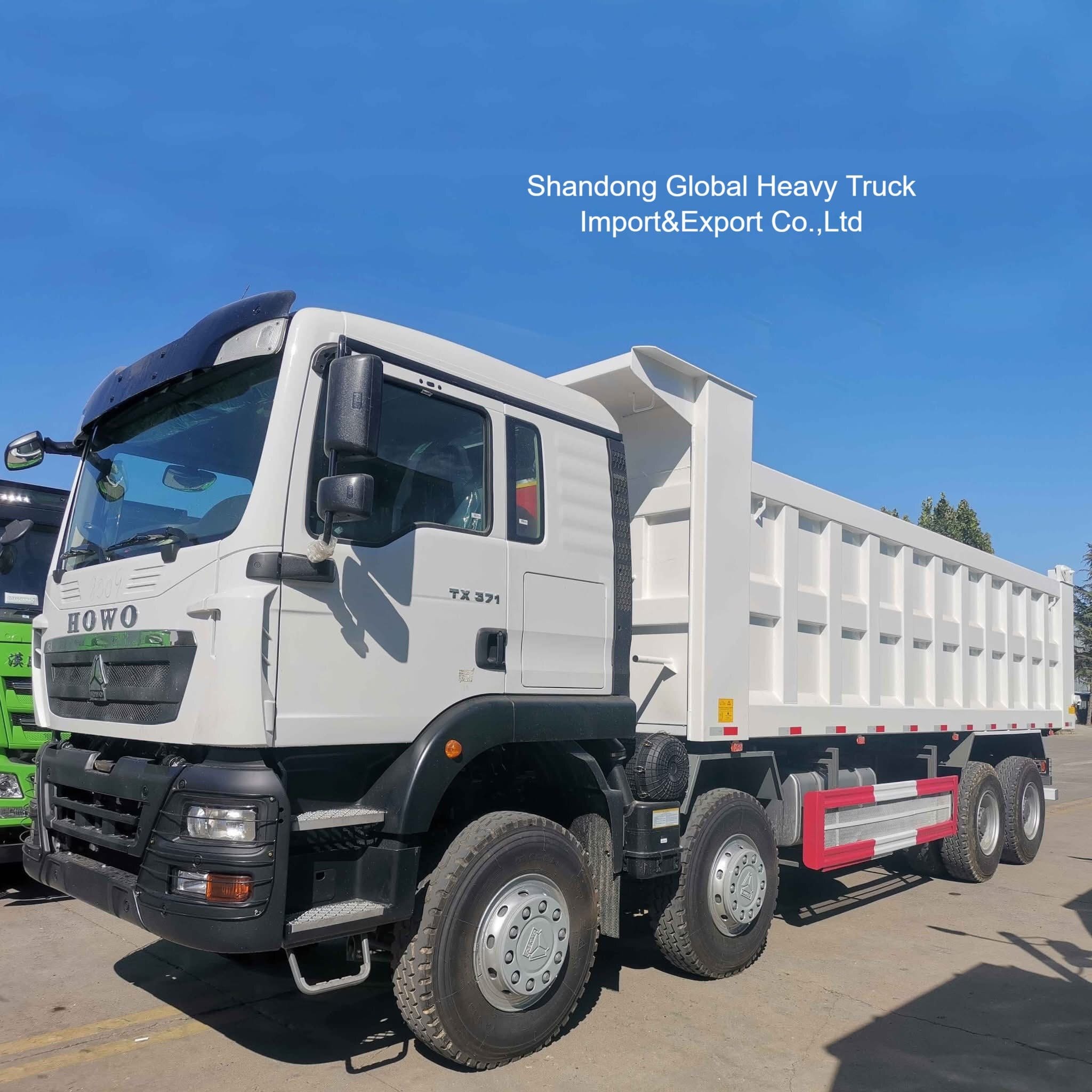 Sinotruk HOWO 8×4 Mining Dump Truck with 420HP Engine and 30-40 CBM Tipper Capacity