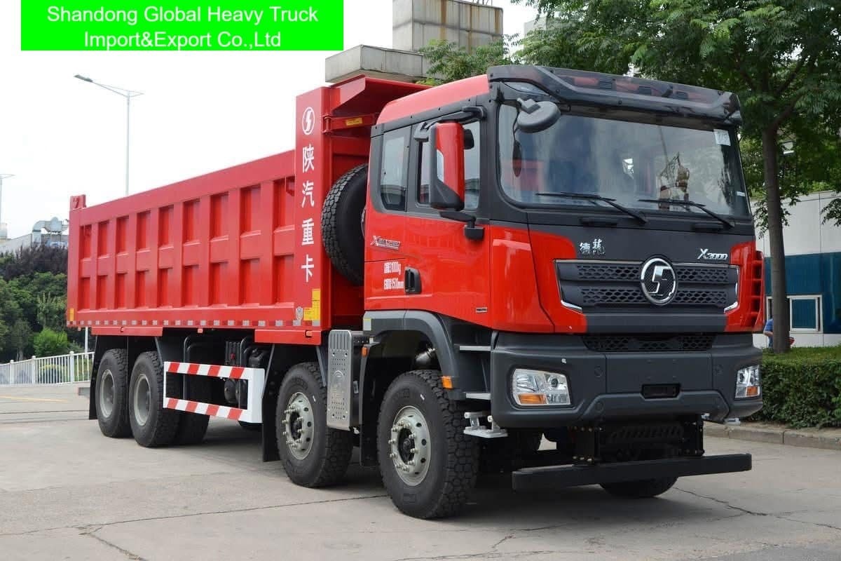 Shacman F3000 X3000 H3000 M3000 HOWO 371 380 375 Autocarro Ribaltabile Pesante 8X4