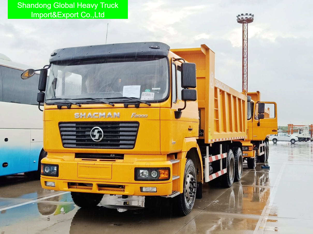 Nuovo o usato Shacman Dump Truck 6x4 Dumper con Euro 2 Emissioni 10 Trasmissione in avanti e 8329x2490x3450mm Specifica