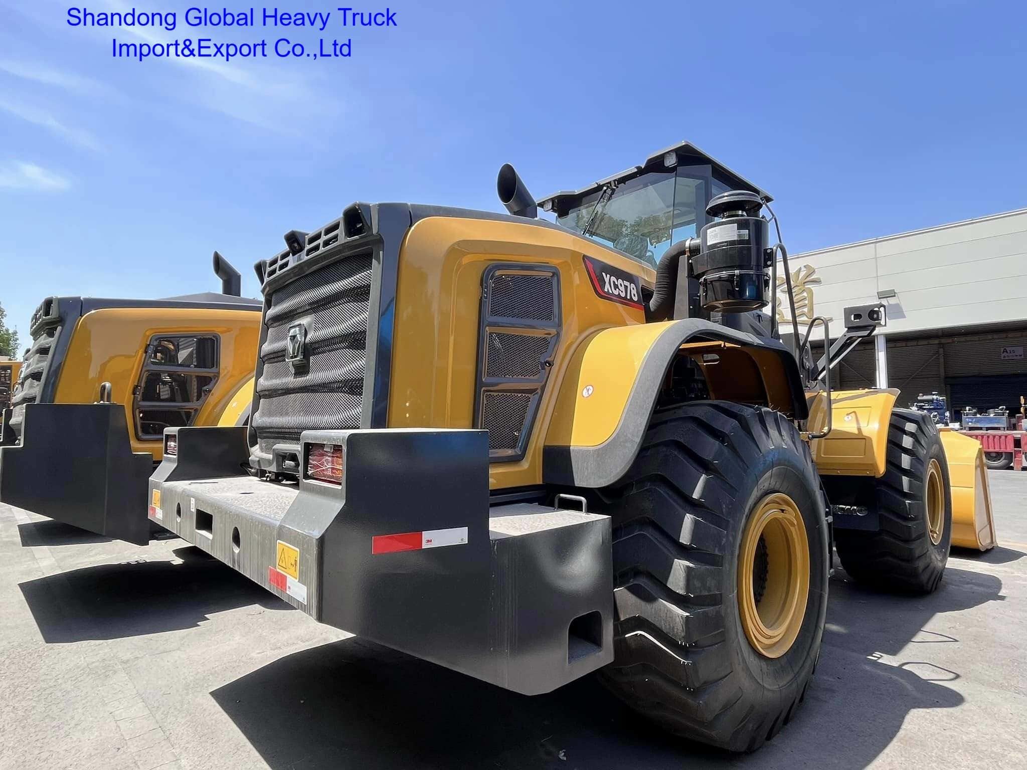 XC978 7t caricatore idraulico di ruote minerarie con secchio da 5m3