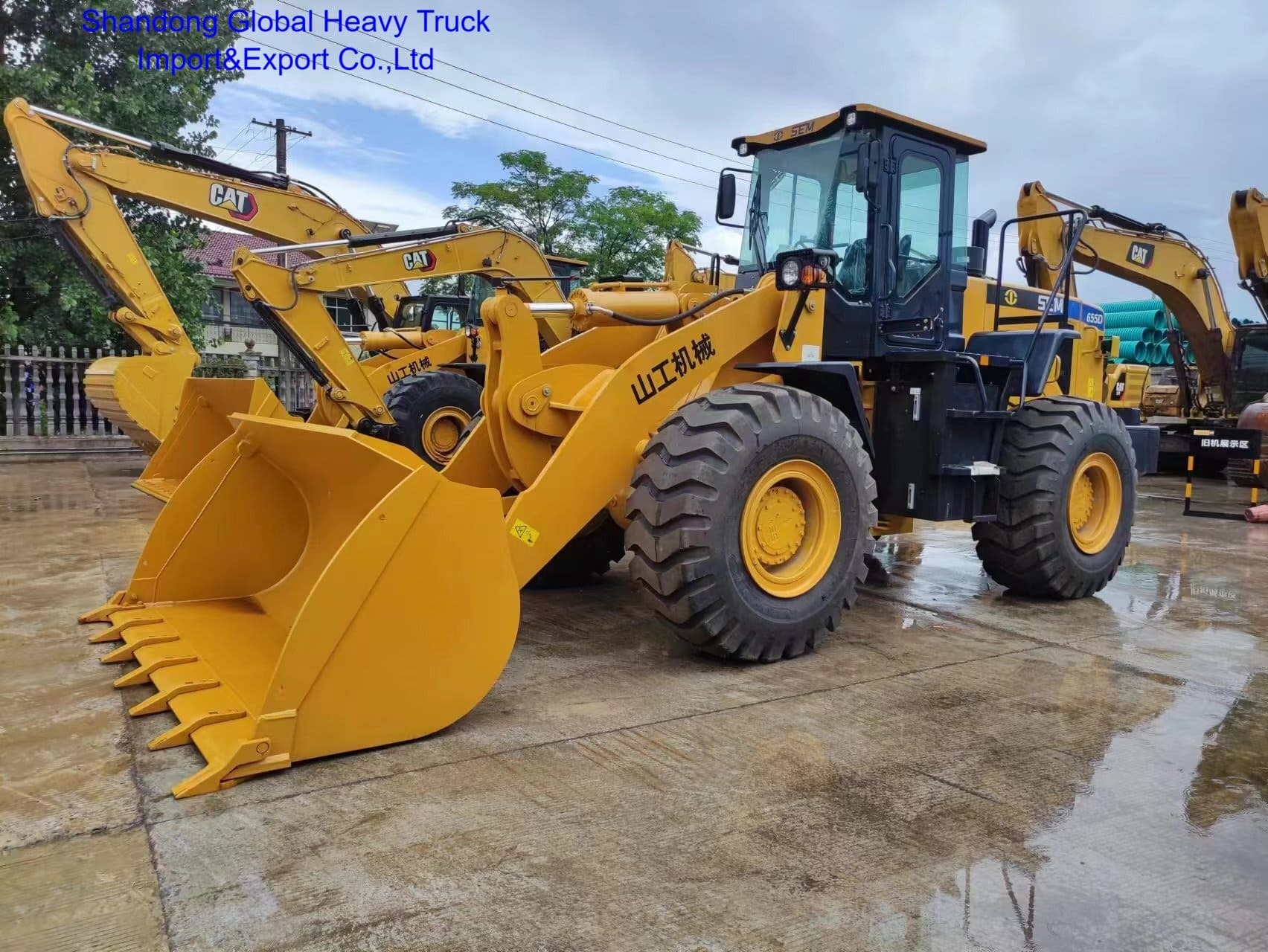 SEM655D Pala gommata 6-9t Macchine edili