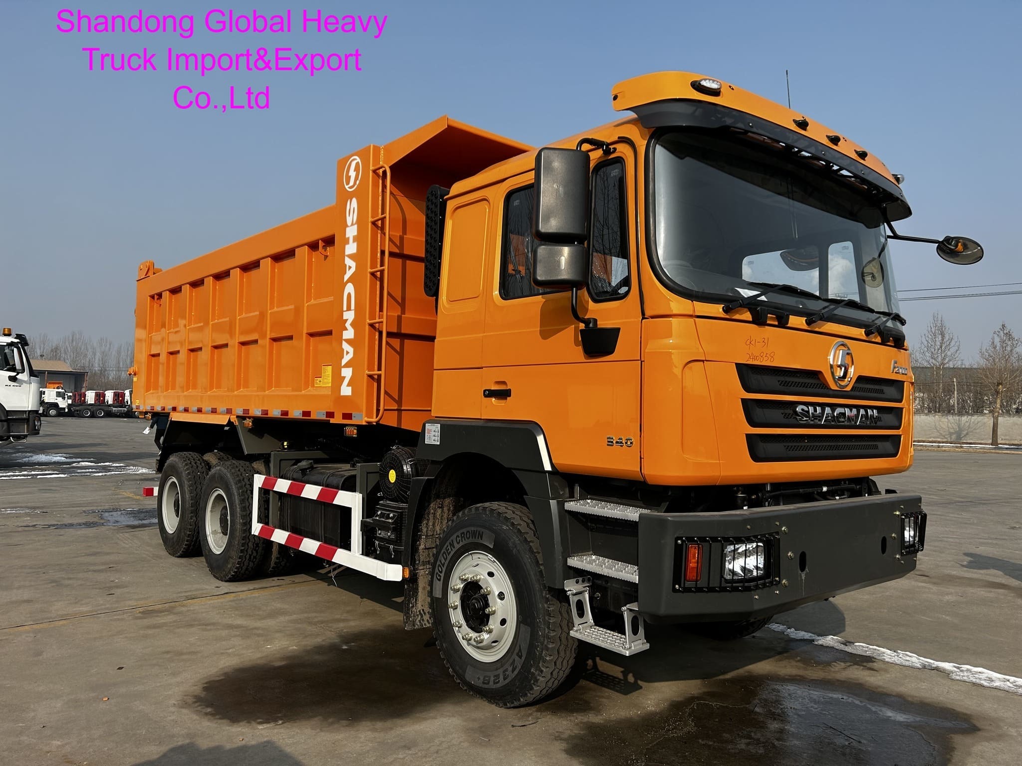 Autocarro ribaltabile per impieghi gravosi Shacman F3000 380HP 6X4 a 10 ruote per miniere e costruzioni