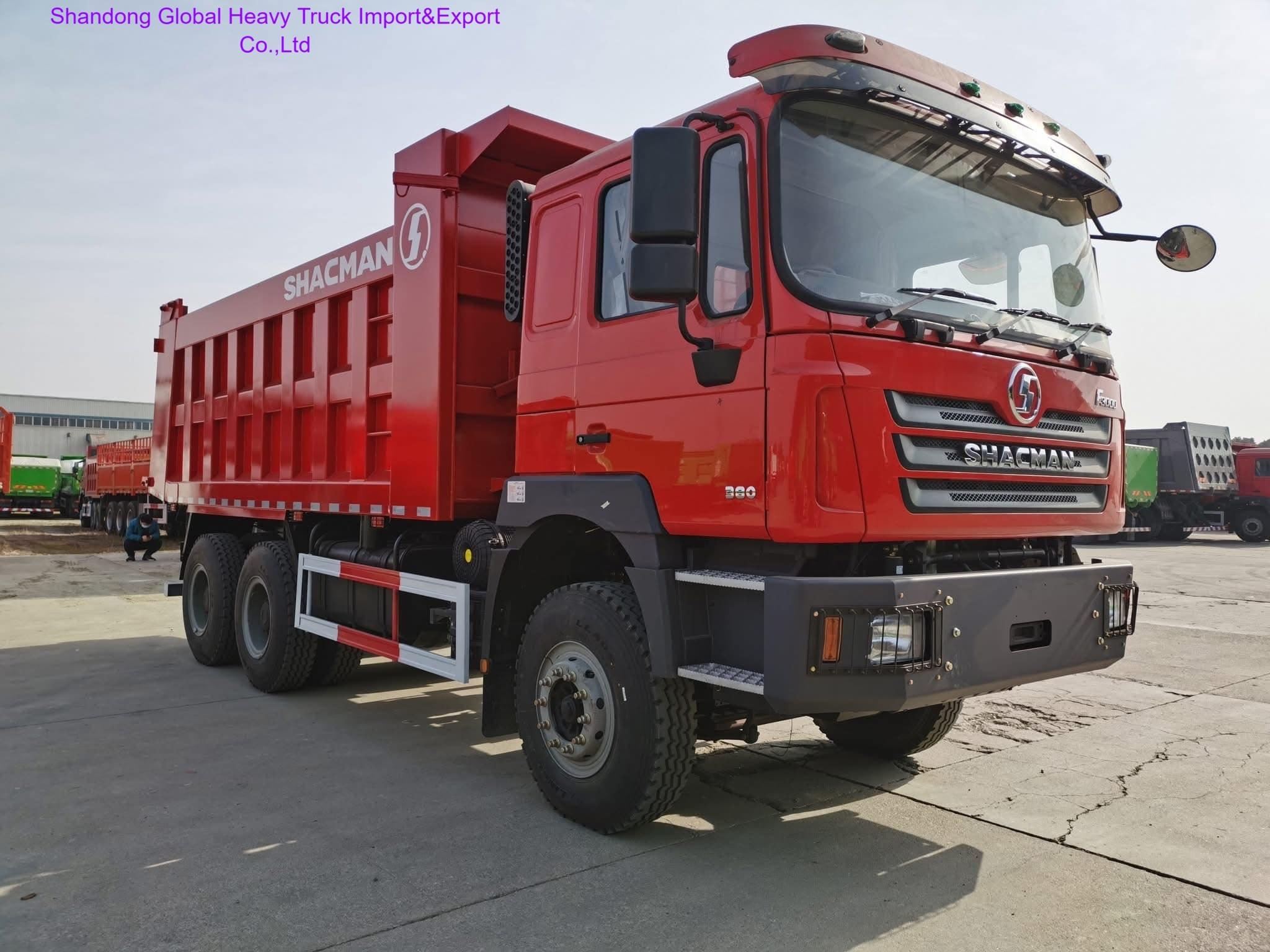 Shacman F3000 6X4 Heavy Duty Dump Truck con serbatoio di carburante da 400L a emissioni Euro2 e cabina F3000 con letto