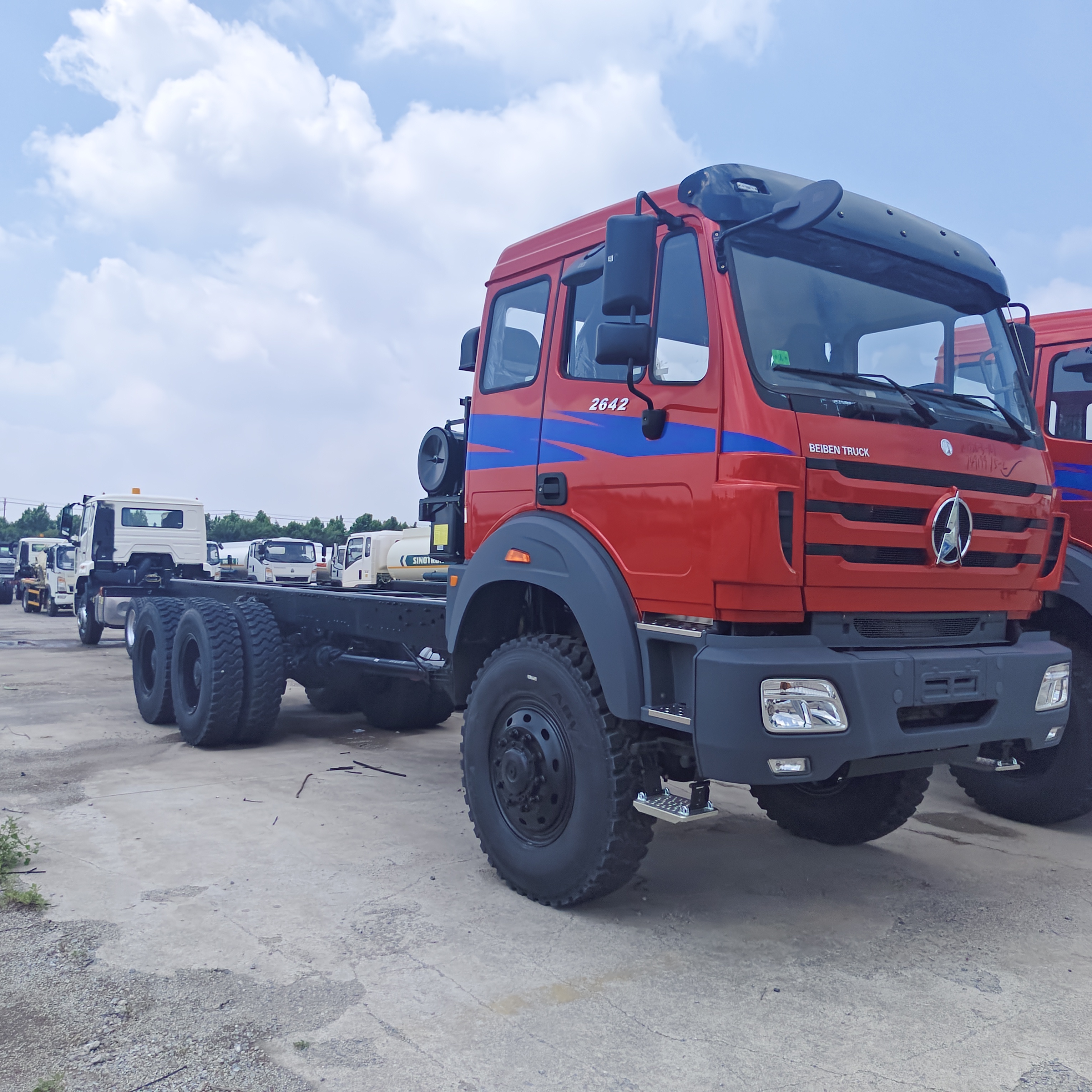 BEIBEN 2638 6×4 Dump Truck per miniere con motore WEICHAI da 380 CV e carico utile da 25 a 35 tonnellate per il trasporto pesante