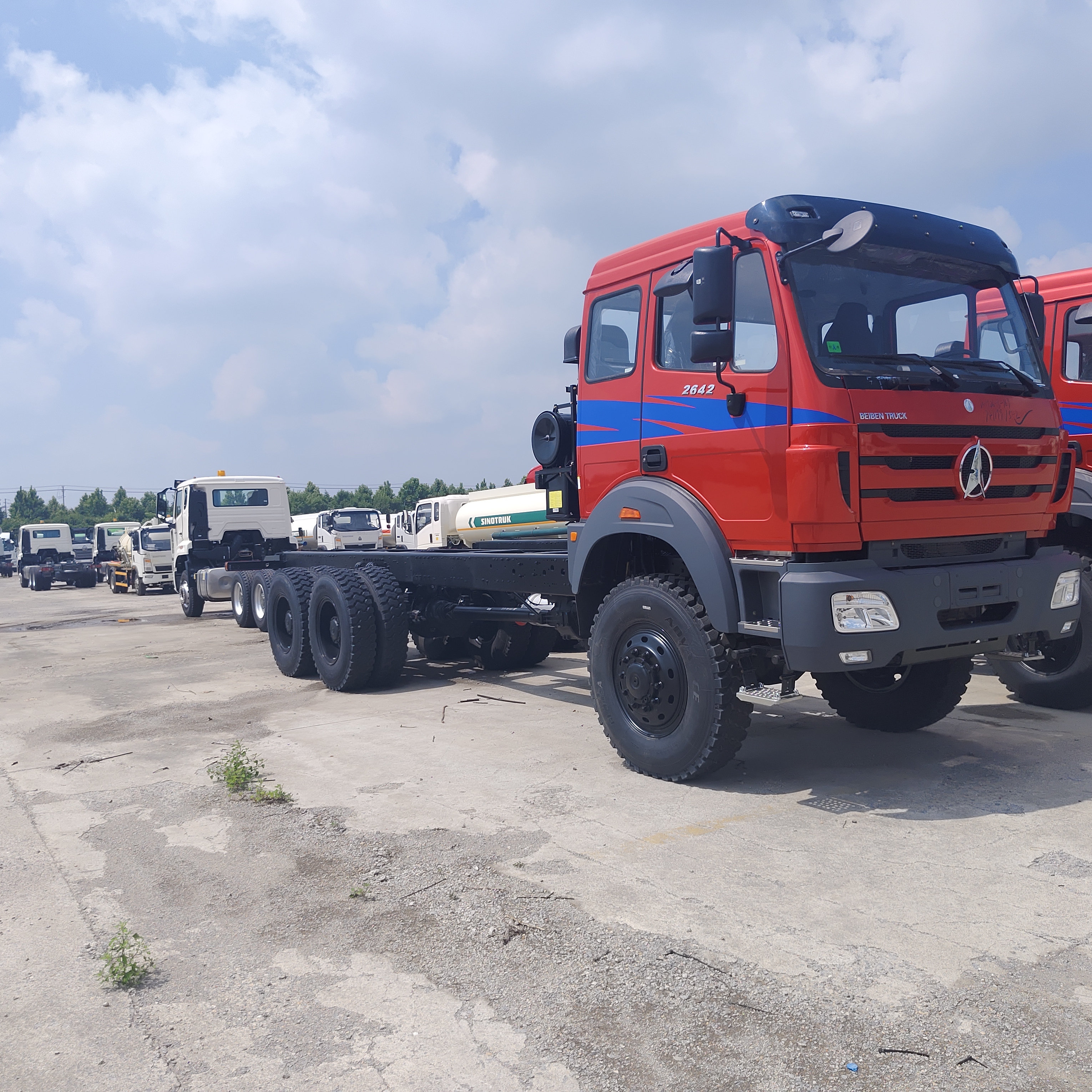 BEIBEN 2648 6×4 Heavy Duty Mining Dump Truck con motore WEICHAI da 480 CV e carico utile da 30-40 tonnellate per il trasporto di rame e cobalto