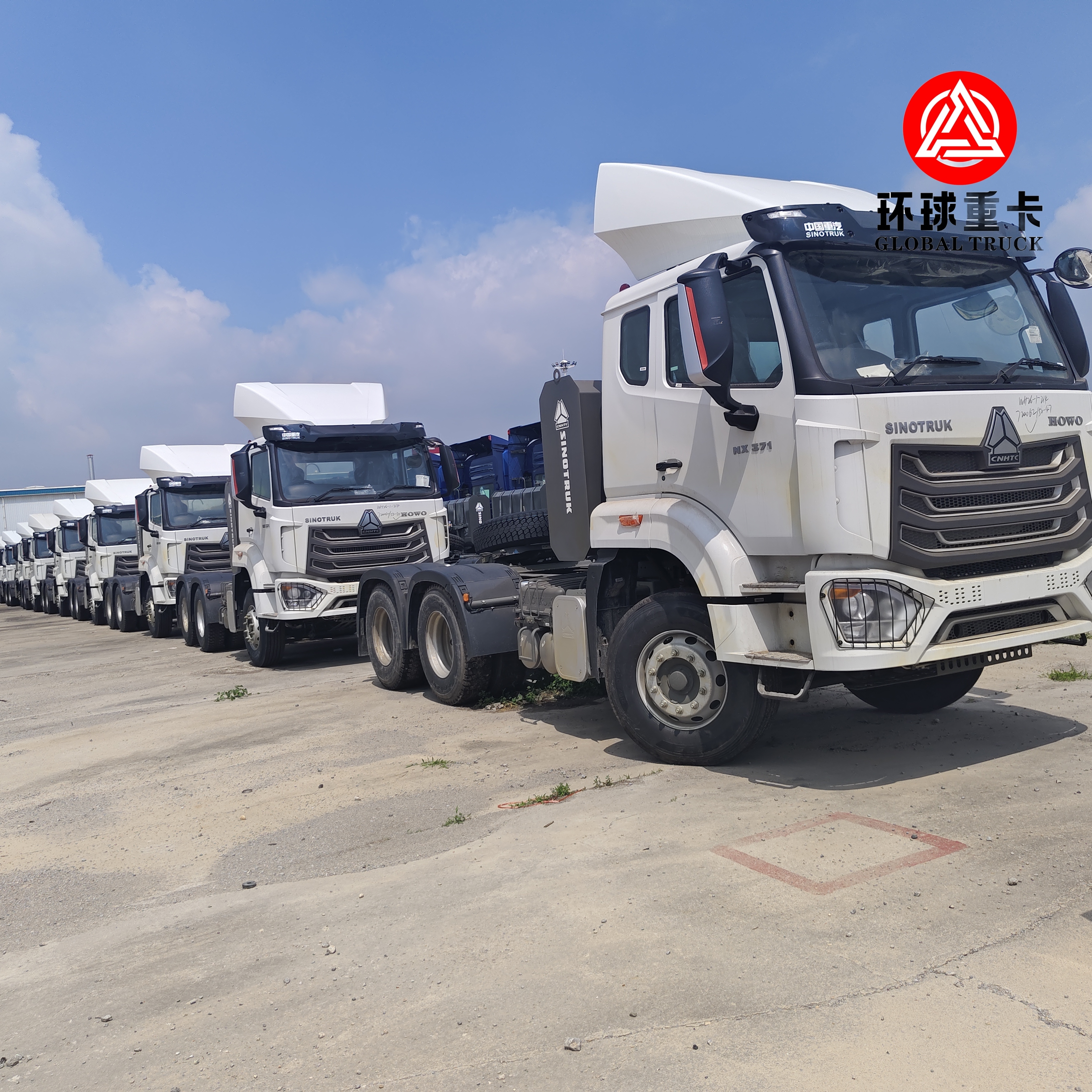 Camion tracteur Sinotruk HOWO NX 6x4 400HP neuf pour le transport de marchandises lourdes et de conteneurs