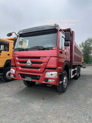 Autocarro ribaltabile HOWO usato, 371CV 375CV 6*4, 10 ruote, di buona qualità